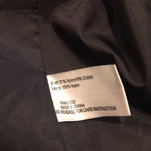 Gallery Black Nylon Short Trench Coat - Picture 5 of 5